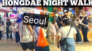 Hongdea 4k  Seoul Night Walk In Hongdea  Korea Seoul Hongdea Club Street Walk [upl. by Eibbor93]