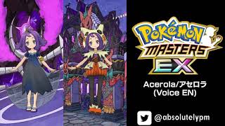 🎙️ Pokemon Master EX  Acerolaアセロラ  VoiceEN​ ポケマスEX​ PokemonMastersEX​ [upl. by Riatsila]