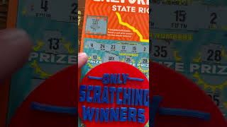 Real 10X Win ‼️ California State Riches lottery scratchers winner [upl. by Aihcsrop]