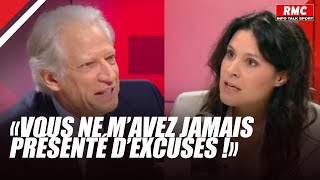 Le ton monte entre Dominique de Villepin et Apolline de Malherbe   Apolline Matin [upl. by Jurdi306]