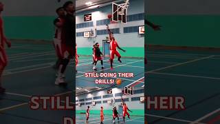 WHERES THE REF THEY GO ON DOING THEIR DRILLS 🏀🏀🏀 ABSports1 [upl. by Thorvald146]