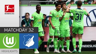 VfL Wolfsburg  TSG Hoffenheim 21  Highlights  Matchday 32 – Bundesliga 202223 [upl. by Yrahca329]