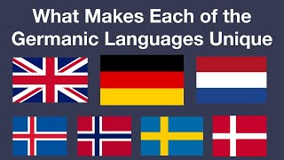 What Makes Each of the Germanic Languages Unique English German Dutch Swedish and more [upl. by Yna]