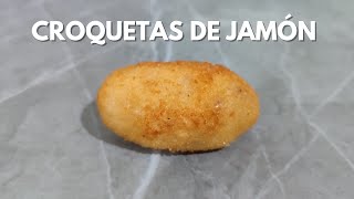 Deliciosas Croquetas caseras de jamón receta [upl. by Briscoe219]