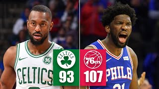 Celtics vs 76ers highlights Ben Simmons leads the charge for Philadelphia  201920 NBA Highlights [upl. by Mattland]