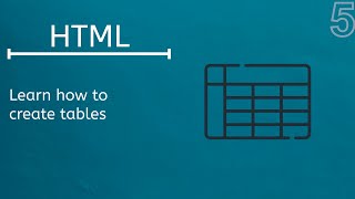 تعلم HTML 5  الجداول [upl. by Huberto473]