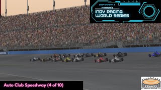 iRacing Indy Racing World Series – Auto Club Speedway 4 of 10 [upl. by Akirdnas]