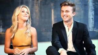 Kenny Wormald and Julianne Hough Behind The Scene of Elle Magazine Shoot [upl. by Ogirdor]