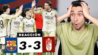 REACCIONANDO al Barcelona vs Granada 33 OTRO BATACAZO [upl. by Anailil]