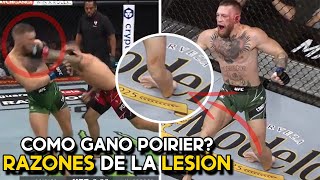 3 RAZONES de la LESIÓN  ¿Cómo DUSTIN POIRIER gano la TRILOGIA  Poirier vs McGregor 3 ANALISIS [upl. by Bland229]