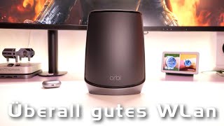 Schnelles und sicheres WLan im ganzen Haus Netgear Orbi RBK860 Tri Band WiFi 6 Mesh System [upl. by Ziegler]