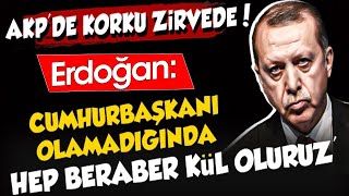 AKPyi Korku Sardı Canlı Yayında Olay İtiraf Erdoğan Cumhurbaşkanı Olamazsa Kül Oluruz sondakika [upl. by Moffat]