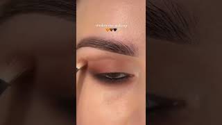 Easy smokey Eye Makeup 😍😱 eyemakeup ytshorts youtubeshorts viralvideos [upl. by Mairem]