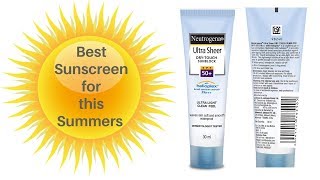 Neutrogena Sunscreen [upl. by Bernstein318]