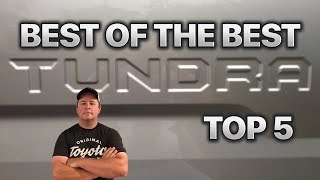 Toyota Tundra Top 5 Of All Time [upl. by Mehcanem]