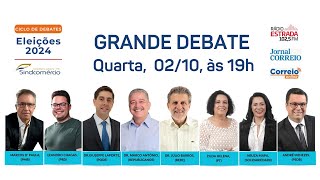 GRANDE DEBATE  CANDIDATOS A PREFEITO A DE CONSELHEIRO LAFAIETE [upl. by Ora]