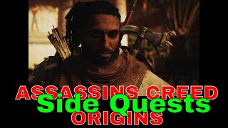 Assassins Creed Origins  Side Quests [upl. by Dnalra340]