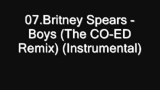 07Britney Spears  Boys The COED Remix Instrumental Download [upl. by Carolann605]