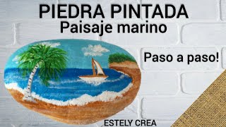 PIEDRA PINTADA PASO A PASO Hermoso paisaje marino [upl. by Tamqrah]