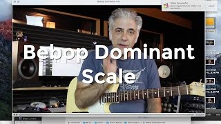 Bebop Dominant Scale  Using Chromatics On A Dominant Seventh Chord [upl. by Calvano]