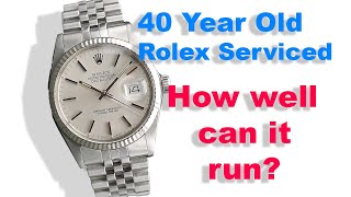 Servicing a Rolex Datejust from the 1980s [upl. by Asirb133]