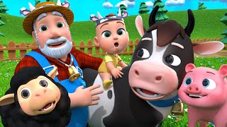 Old MacDonald Learn Animal Sounds  MORE Funny Nursery Rhymes amp Kids Songs [upl. by Enoryt]