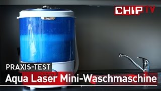 Aqua Laser MiniWaschmaschine  Review deutsch  CHIP [upl. by Ervine682]