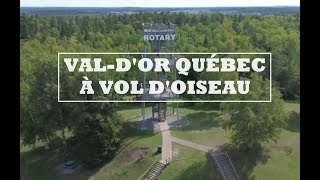 Fly by Drone  ValDOr Abitibi Québec Canada Sept 10 2023 [upl. by Nepets805]