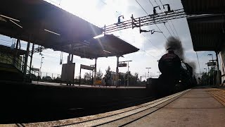 Earl of Mount Edgcumbe speeds through Liverpool South Parkway 010624 GoPro mainlinesteam [upl. by Zap893]