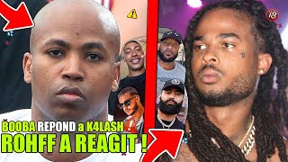 ROHFF REPOND a KALASH AUCUN FEAT IL REAGIT AFFICHE CONVERS PARLE LA FOUINE BOOBA REPOND EXCLU [upl. by Rebah]