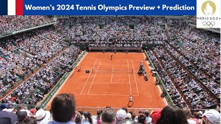 Womens Tennis  2024 Olympics PREVIEW amp PREDICTION  Ft Swiatek Gauff Paolini amp more 🎾🏆 [upl. by Bennet483]