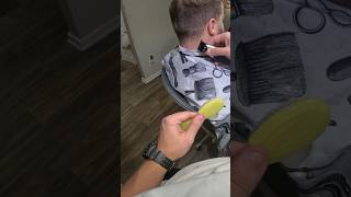 Clean Neck Line to Compliment the Taper with Cordless Oster T Finisher💈 ytshorts barber pov [upl. by Alik370]