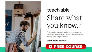 Teachable Tutorial 2024 Sell Courses Coaching and Digital Downloads [upl. by Nosneb]