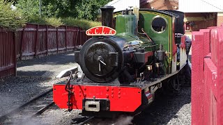 Cleethorpes Coast Light Railway CCLR trains around Cleethorpes Lincs June 2024 🇬🇧 🚂 [upl. by Ylrebmek]