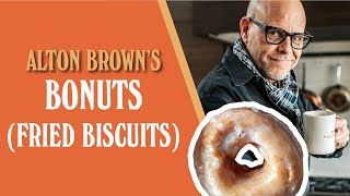 How to Make Alton Browns Bonuts Fried Biscuits [upl. by Acessej]