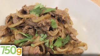 Recette de Boeuf aux oignons à la Chinoise  750g [upl. by Eglanteen]