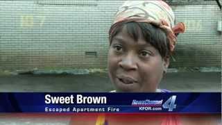 Original Interview News footage quotSweet Brown No time for bronchitisquot [upl. by Estevan]