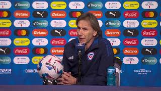 CHILE 0 PERÚ 0 CONFERENCIA DE RICARDO GARECA [upl. by Hoeve]