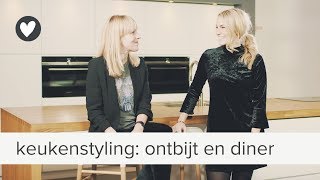 keukenstyling ontbijt en diner  vtwonen  tips [upl. by Crispen]