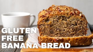 Best Gluten Free Banana Bread Recipe  Easy amp Moist Dairy Free too [upl. by Hahn]