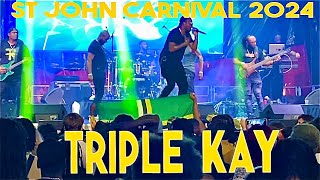 Triple Kay Live at St John Carnival Village 2024 🇻🇮 USVI [upl. by Ivory174]