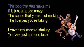 Poco Loco Videoke  Karaoke No Vocals with English and Spanish Lyrics [upl. by Inwat890]