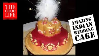 Amazing Wedding Cake  इंडियन वेडिंग केक कैसे बनाये  Wedding Cake made easy [upl. by Lyrem]