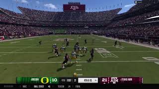 1 Oregon vs 3 TAMU Week 11 YR2 DU [upl. by Willet531]