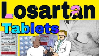 Losartan Tablets IP Benefits Uses Doses  side effects Losar Tablets Uses in Hindi [upl. by Marmawke]