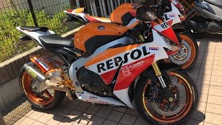 ARROWエキゾースト 2014 REPSOL HONDA CBR1000RR Fireblade 東京 杉並 2014 レプソル ホンダ・CBR1000RR ファイヤーブレード [upl. by Fredie453]