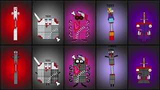 Numberblocks Band Reimagined Two Zombies Clash in EPIC Showdown [upl. by Ocicnarf69]