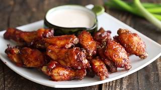 Oven BBQ Chicken Wings [upl. by Enyrb]