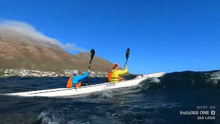 OL Paddling Downwind 2023 02 27 Jeab does millers with Surfski School CT [upl. by Sheffield]