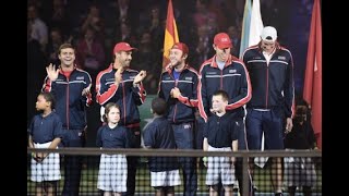 USTA Davis Cup Team USA Flies To Houston Clay Court Championships [upl. by Weisberg]